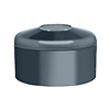 Round post cap